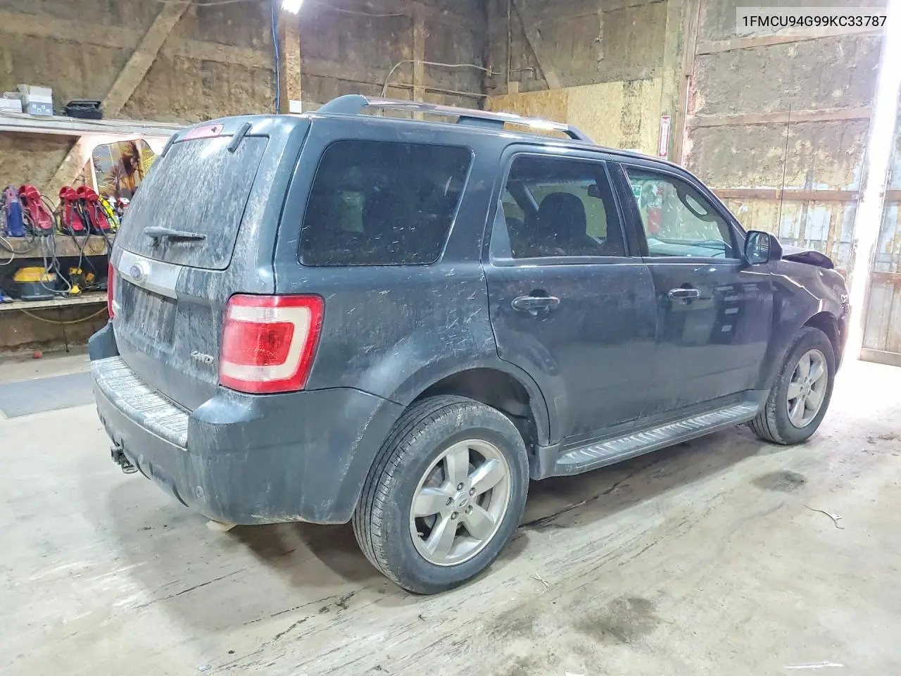 2009 FORD ESCAPE VIN 1FMCU94G99KC33787 — фото 3