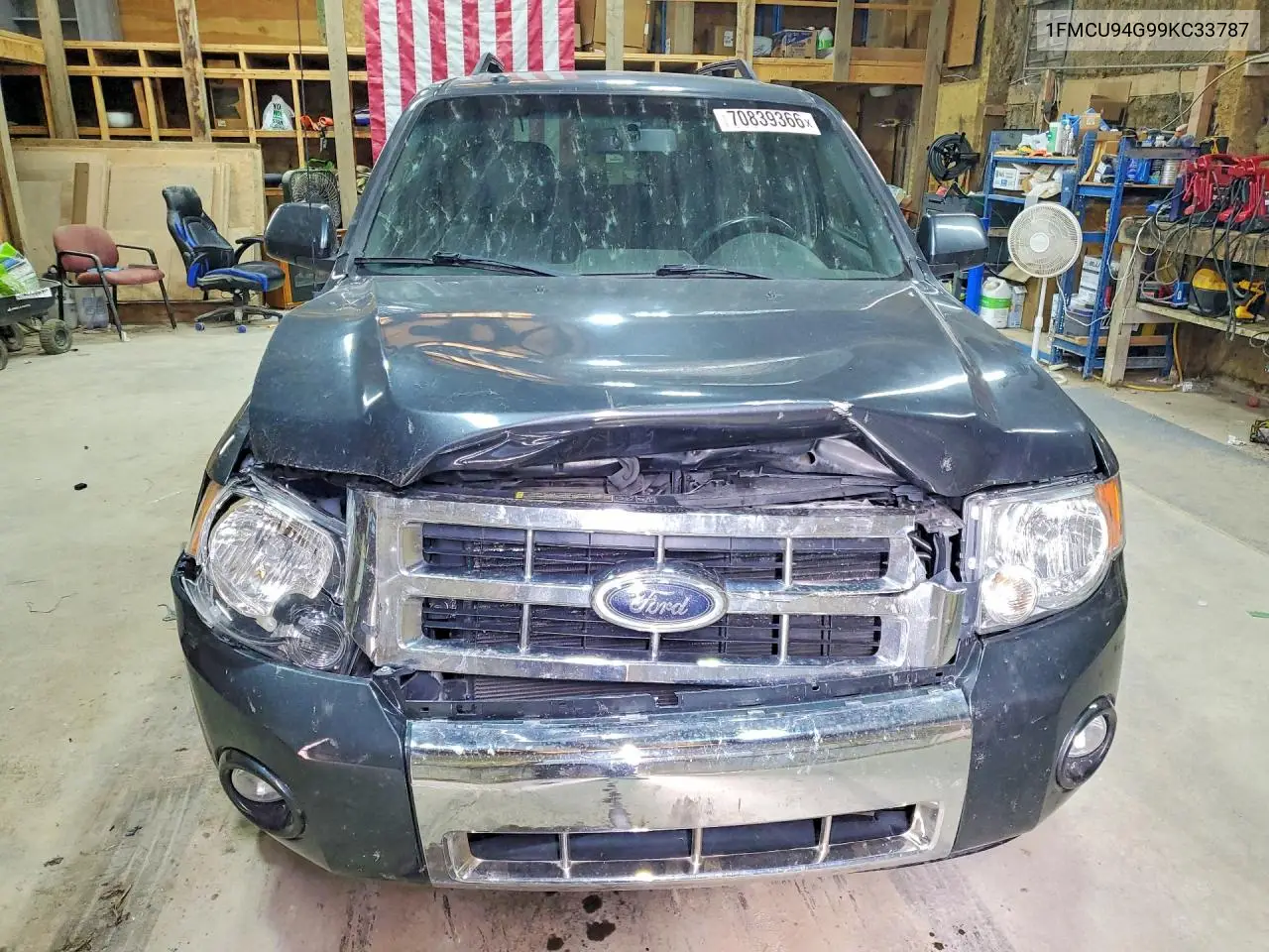 2009 FORD ESCAPE VIN 1FMCU94G99KC33787 — фото 5