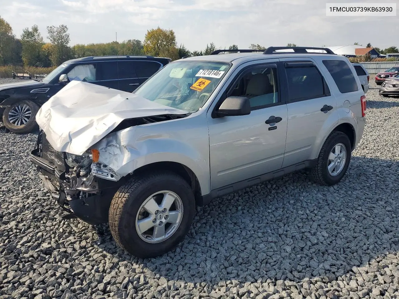 FORD ESCAPE 2009, VIN 1FMCU03739KB63930