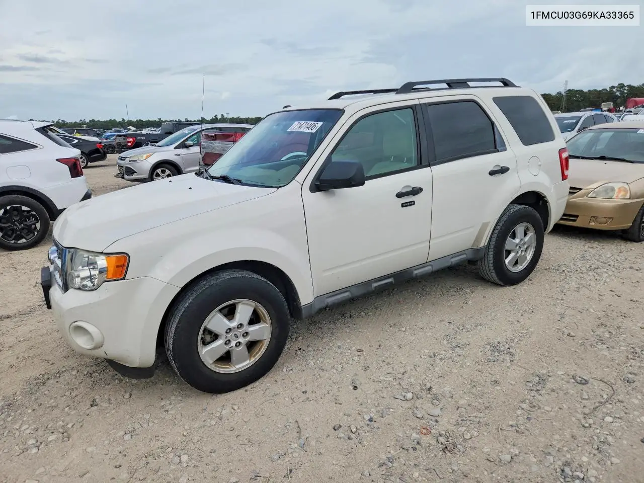 FORD ESCAPE 2009, VIN 1FMCU03G69KA33365