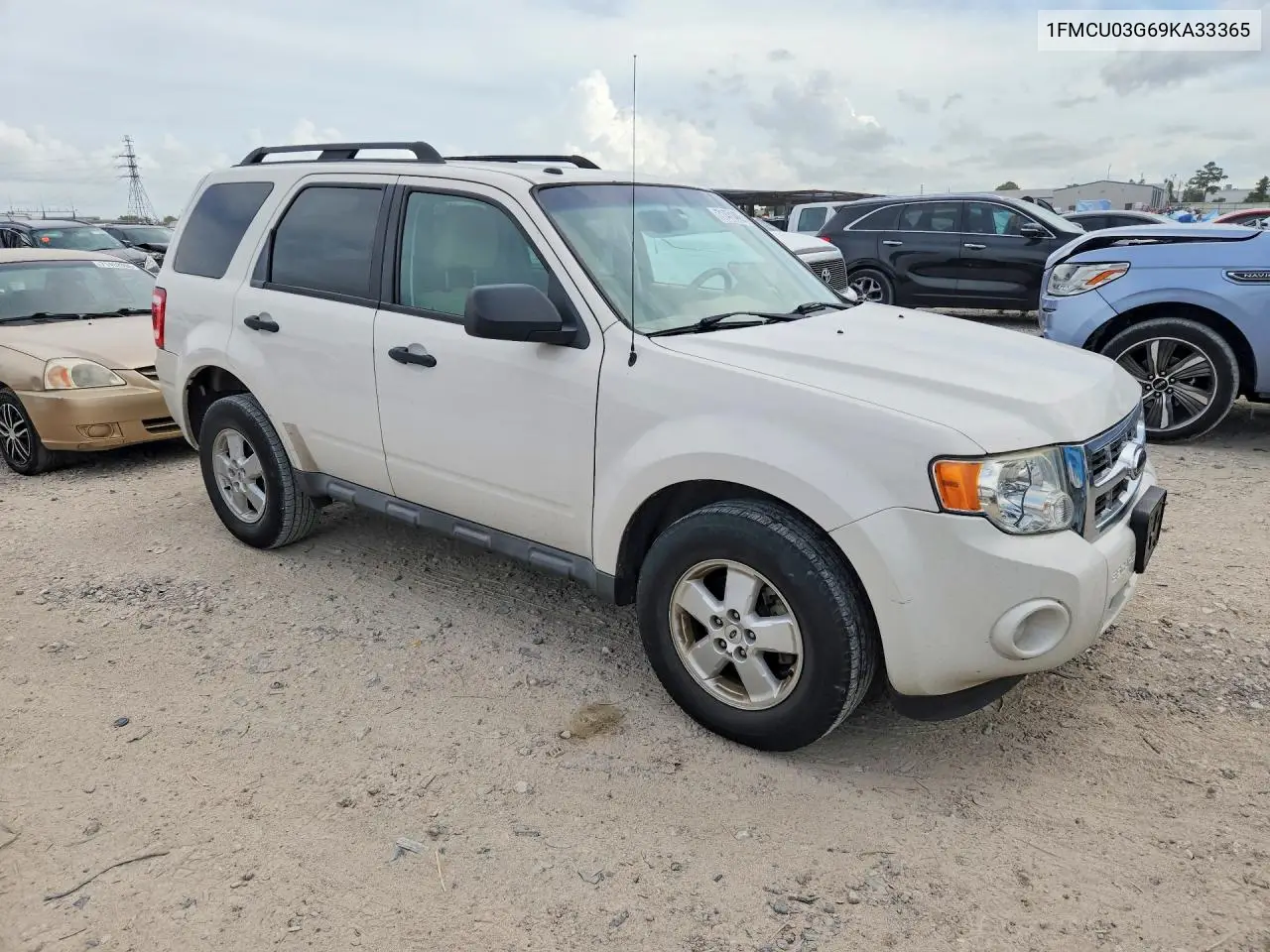2009 FORD ESCAPE VIN 1FMCU03G69KA33365 — фото 4