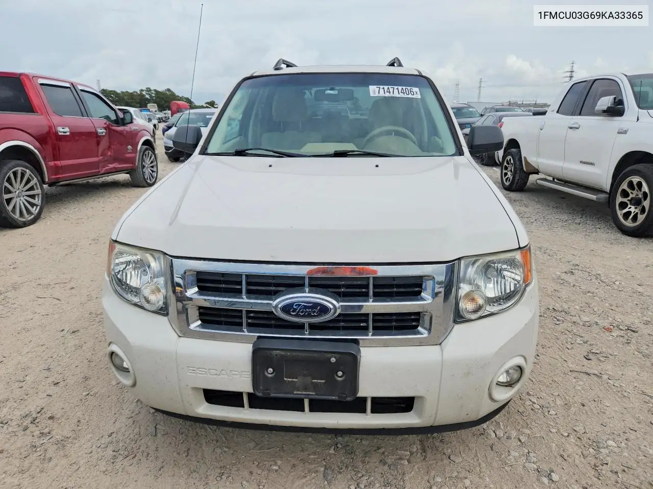 2009 FORD ESCAPE VIN 1FMCU03G69KA33365 — фото 5