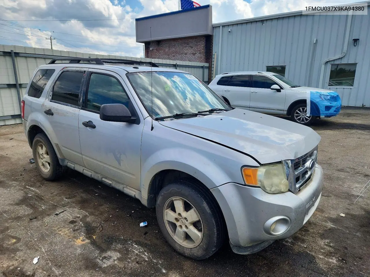 2009 FORD ESCAPE VIN 1FMCU037X9KA94380 — фото 4