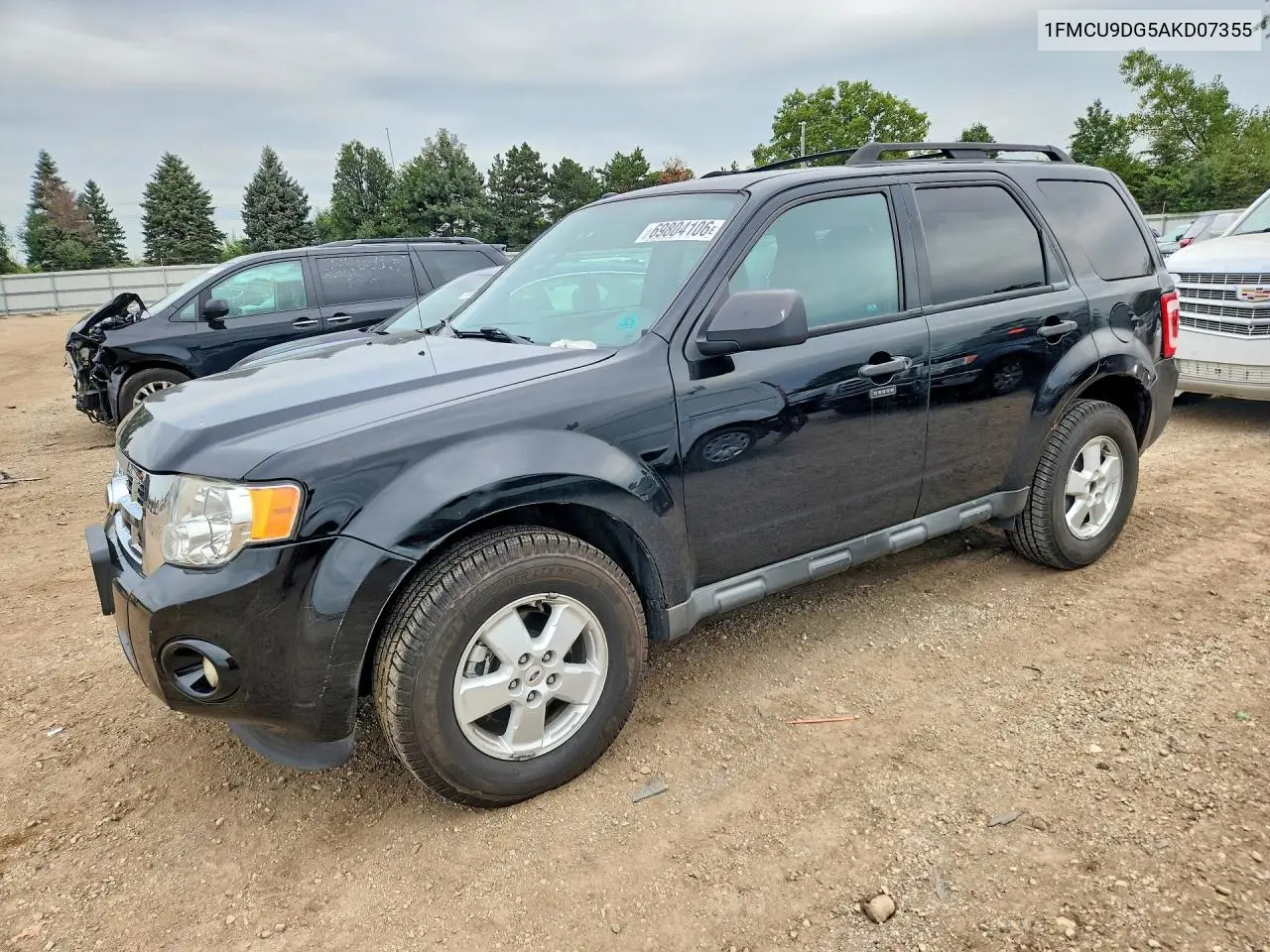 FORD ESCAPE 2010, VIN 1FMCU9DG5AKD07355