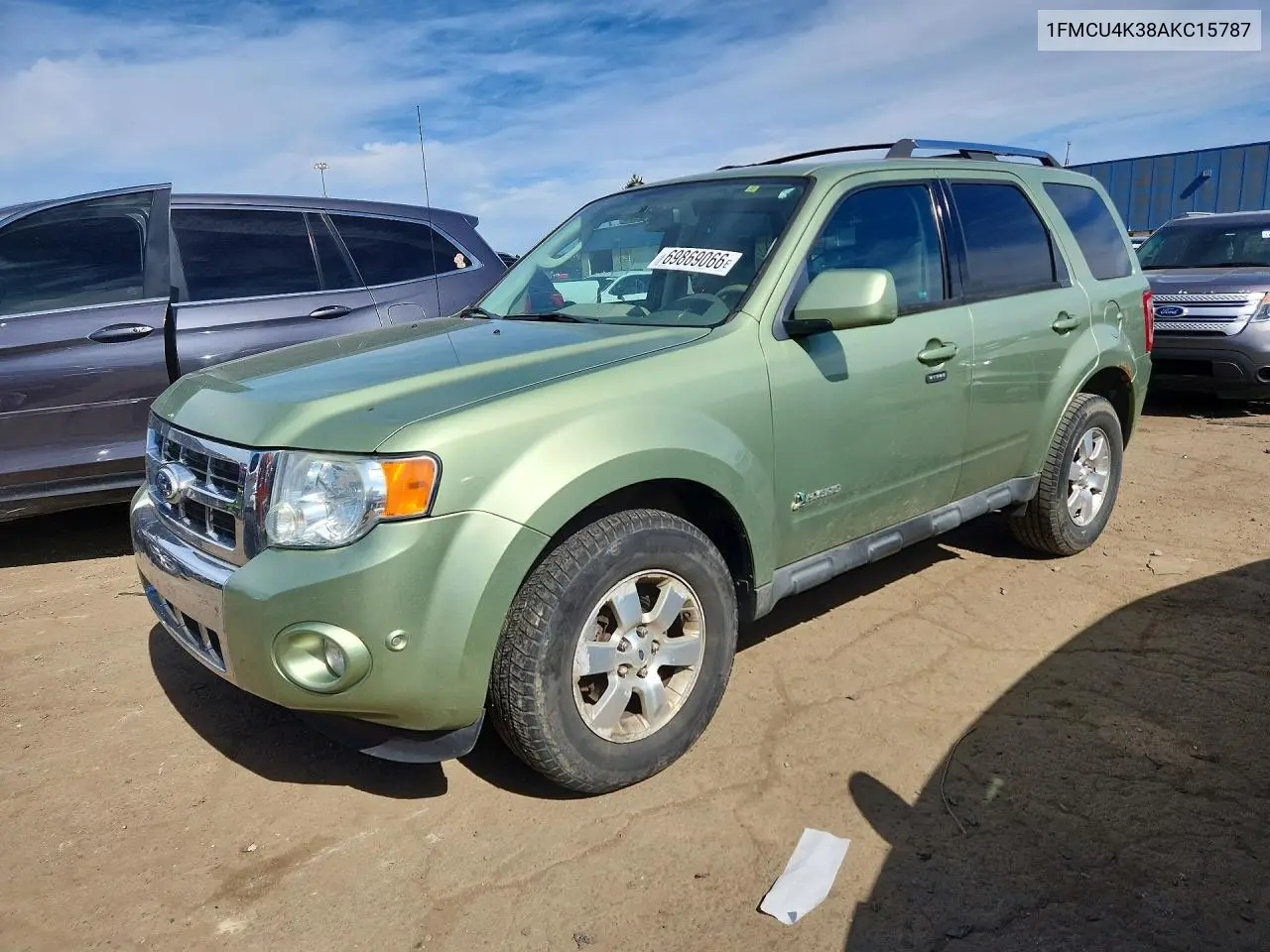 FORD ESCAPE 2010, VIN 1FMCU4K38AKC15787