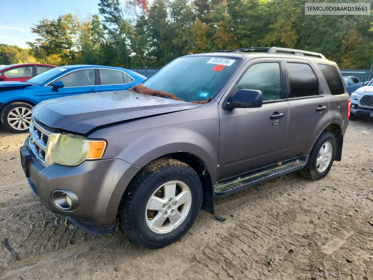 FORD ESCAPE 2010, VIN 1FMCU9DG8AKD15661