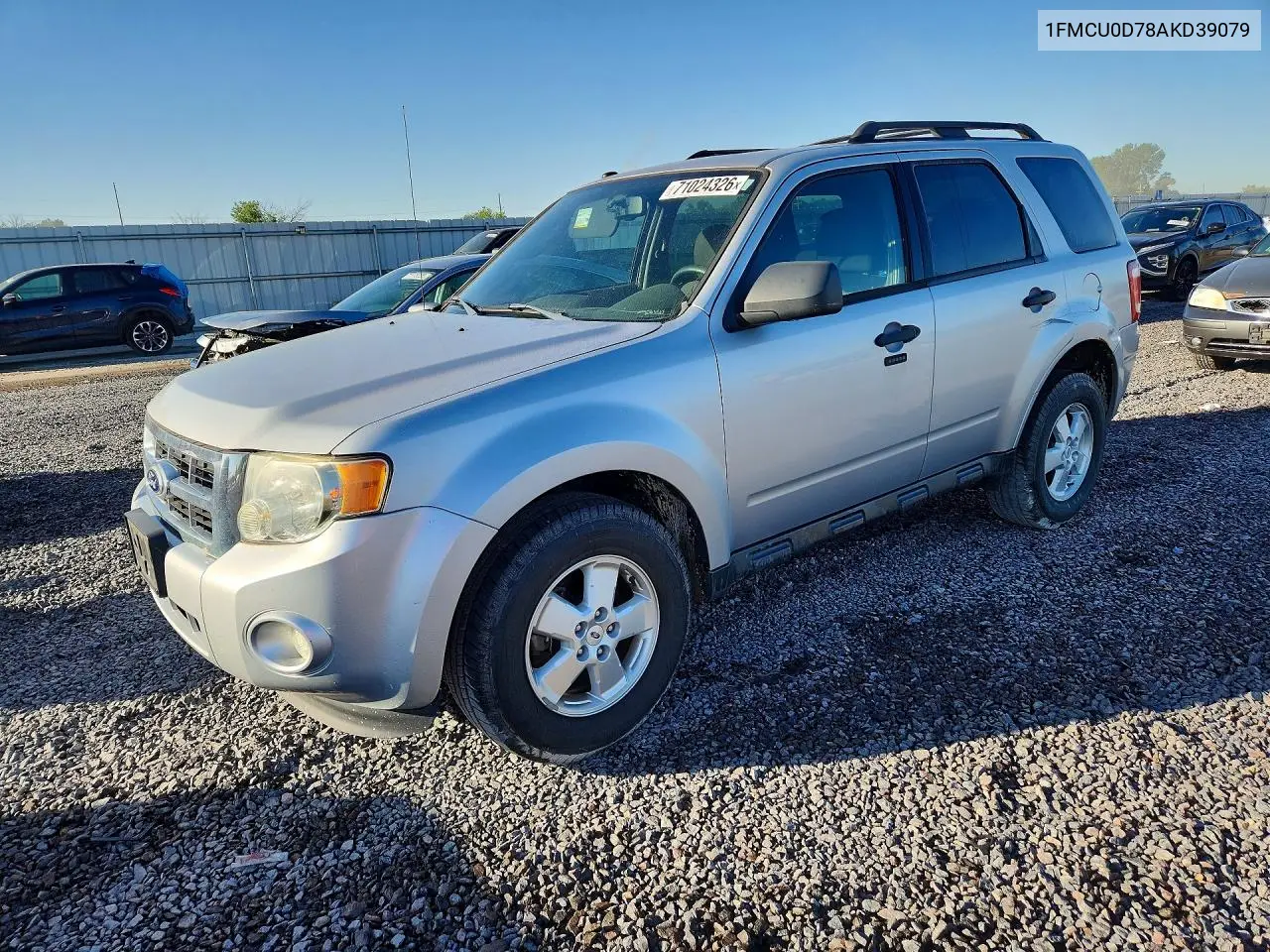 FORD ESCAPE 2010, VIN 1FMCU0D78AKD39079