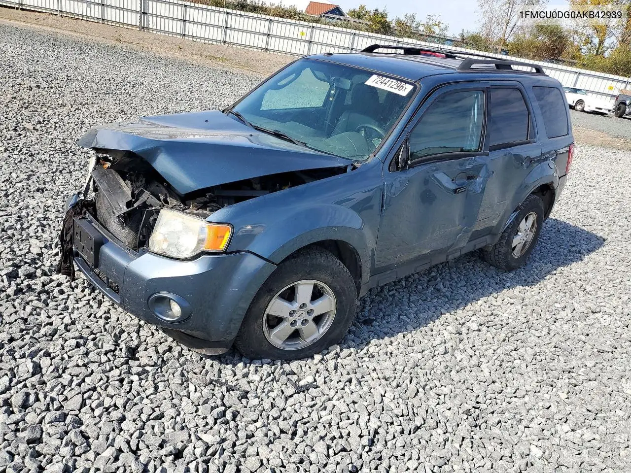 FORD ESCAPE 2010, VIN 1FMCU0DG0AKB42939