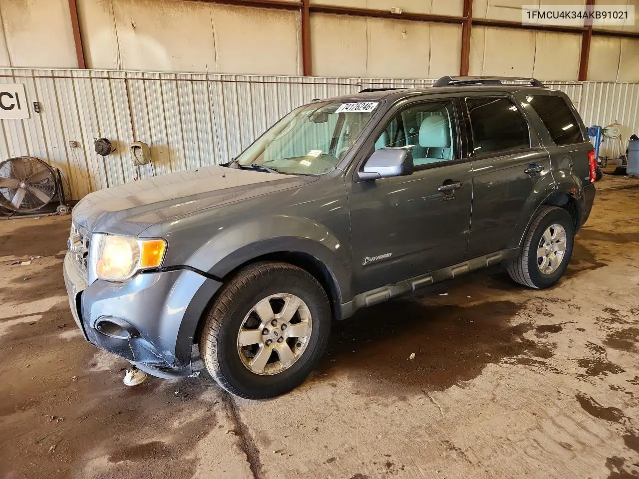 FORD ESCAPE 2010, VIN 1FMCU4K34AKB91021