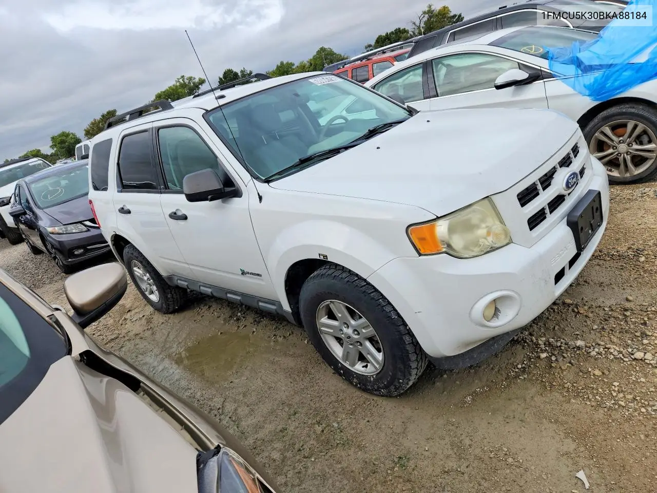 2011 FORD ESCAPE VIN 1FMCU5K30BKA88184 — фото 4