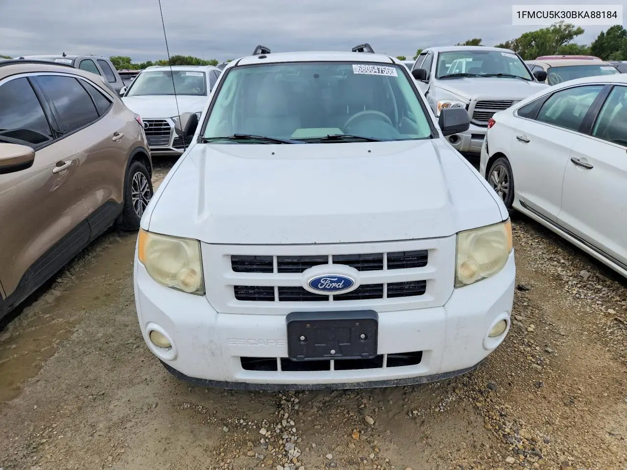 2011 FORD ESCAPE VIN 1FMCU5K30BKA88184 — фото 5