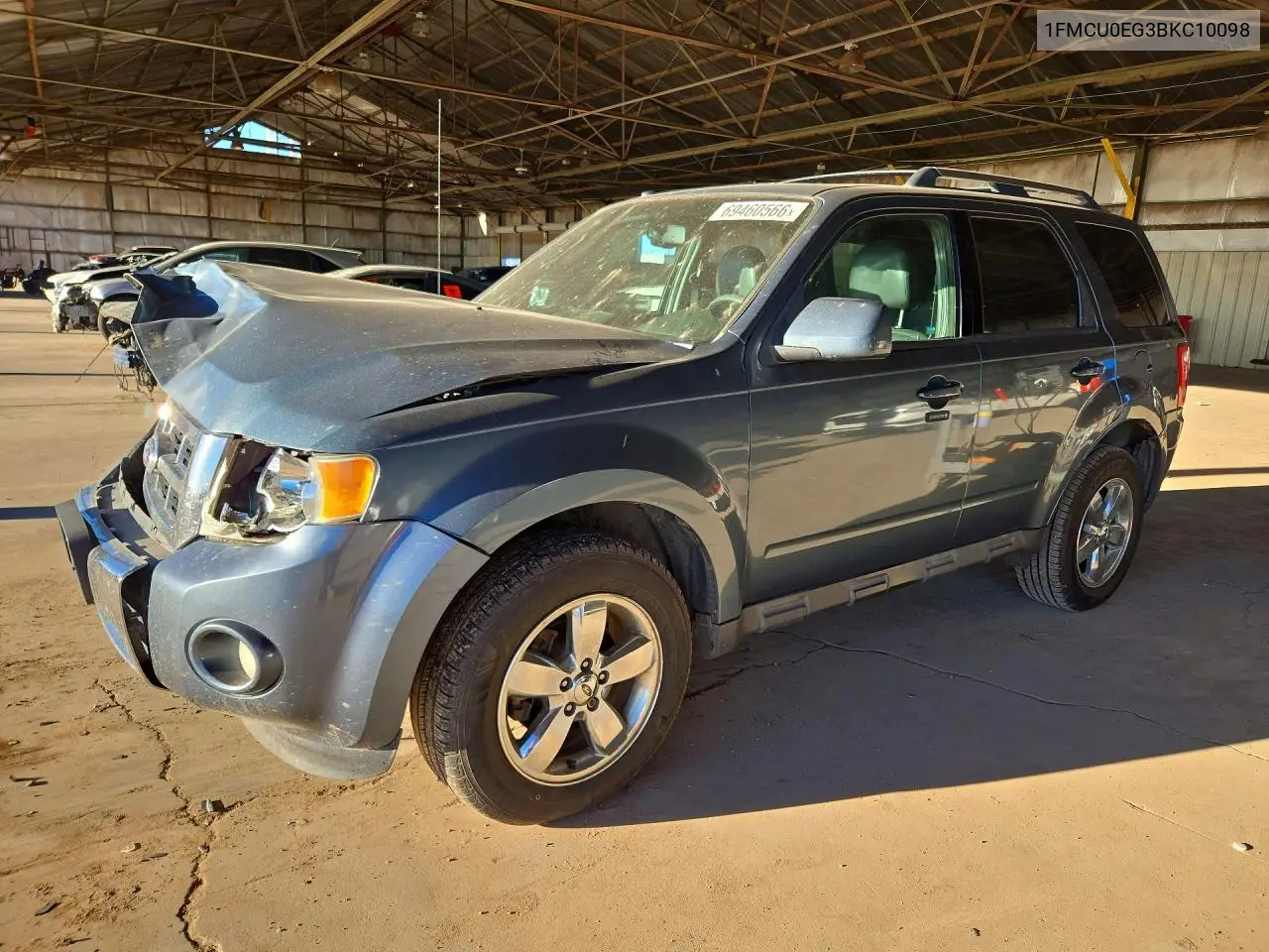 FORD ESCAPE 2011, VIN 1FMCU0EG3BKC10098