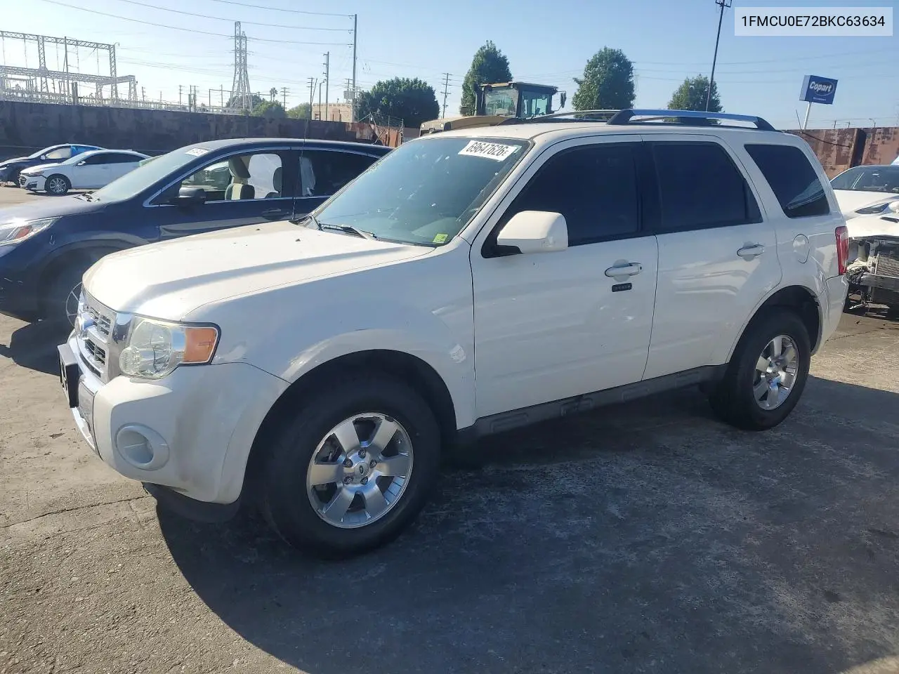FORD ESCAPE 2011, VIN 1FMCU0E72BKC63634