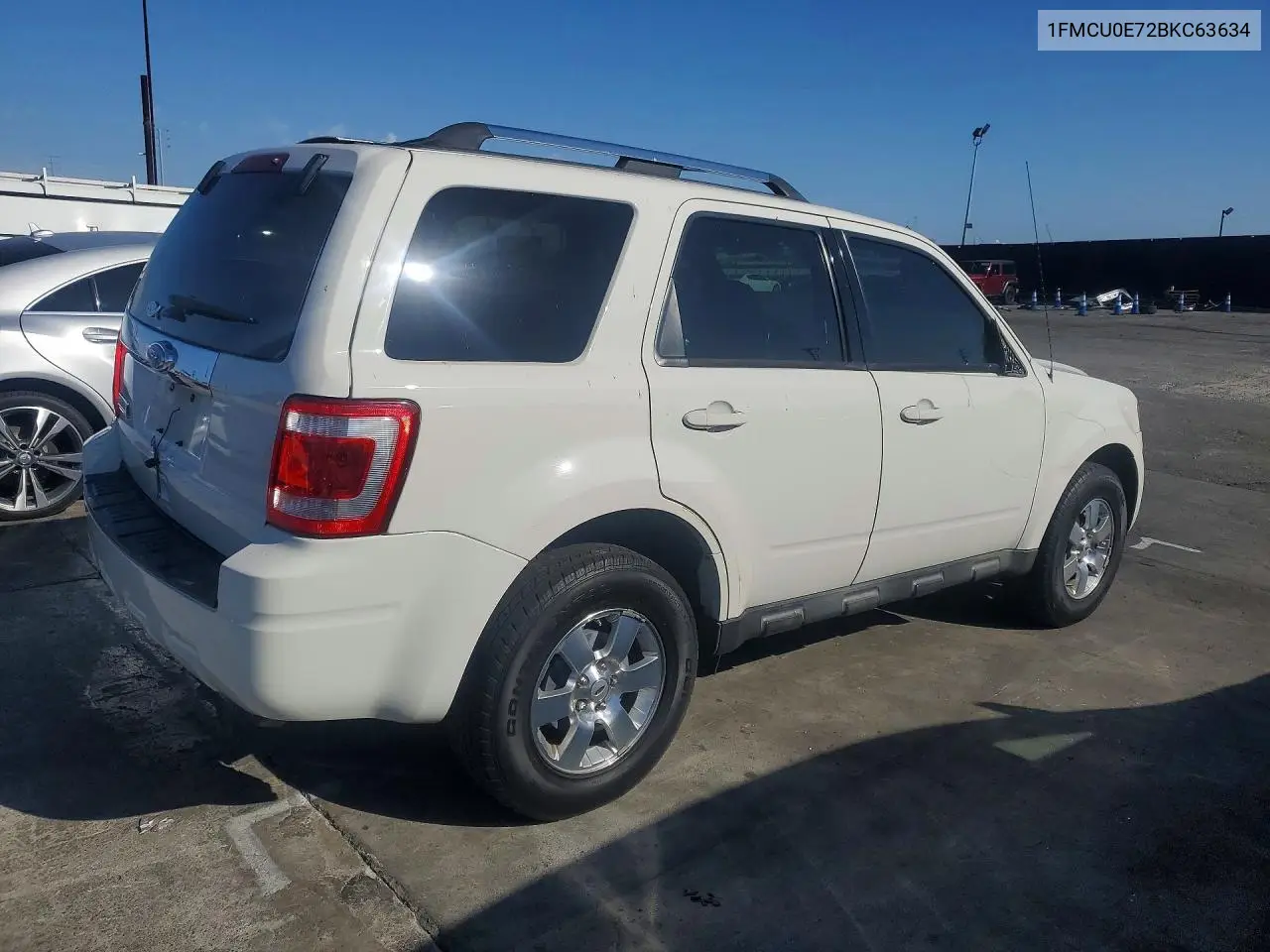 2011 FORD ESCAPE VIN 1FMCU0E72BKC63634 — фото 3