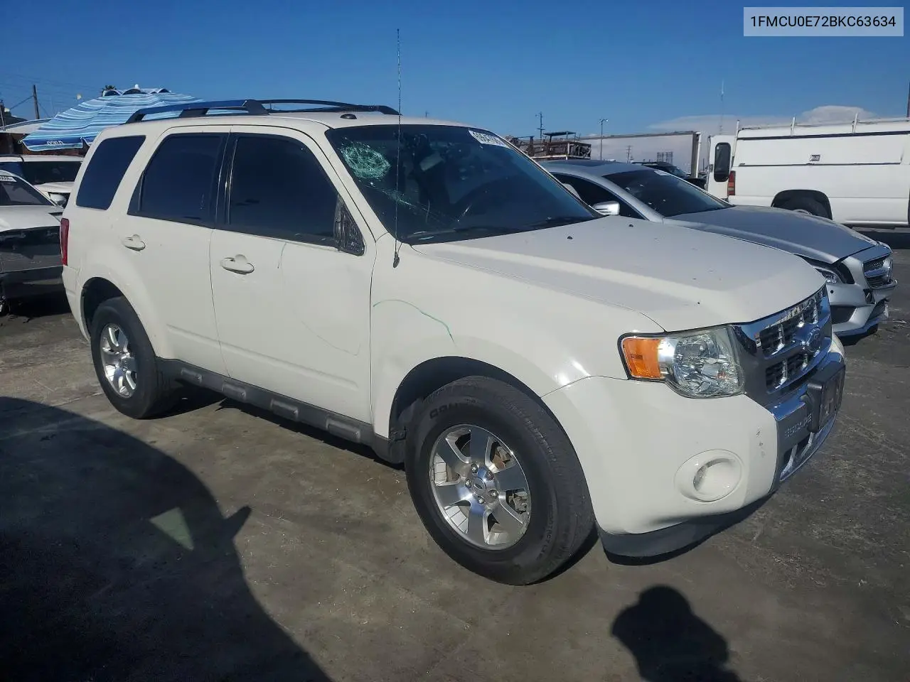 2011 FORD ESCAPE VIN 1FMCU0E72BKC63634 — фото 4