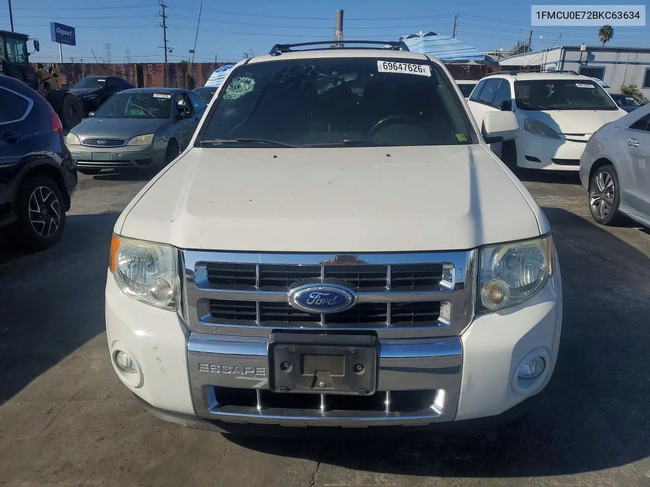 2011 FORD ESCAPE VIN 1FMCU0E72BKC63634 — фото 5