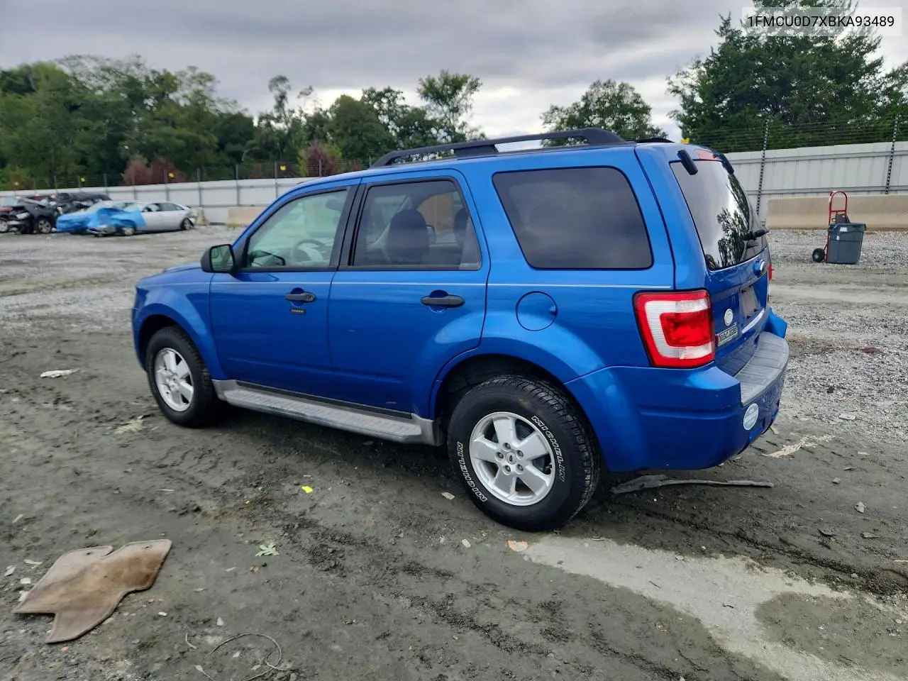 2011 FORD ESCAPE VIN 1FMCU0D7XBKA93489 — фото 2