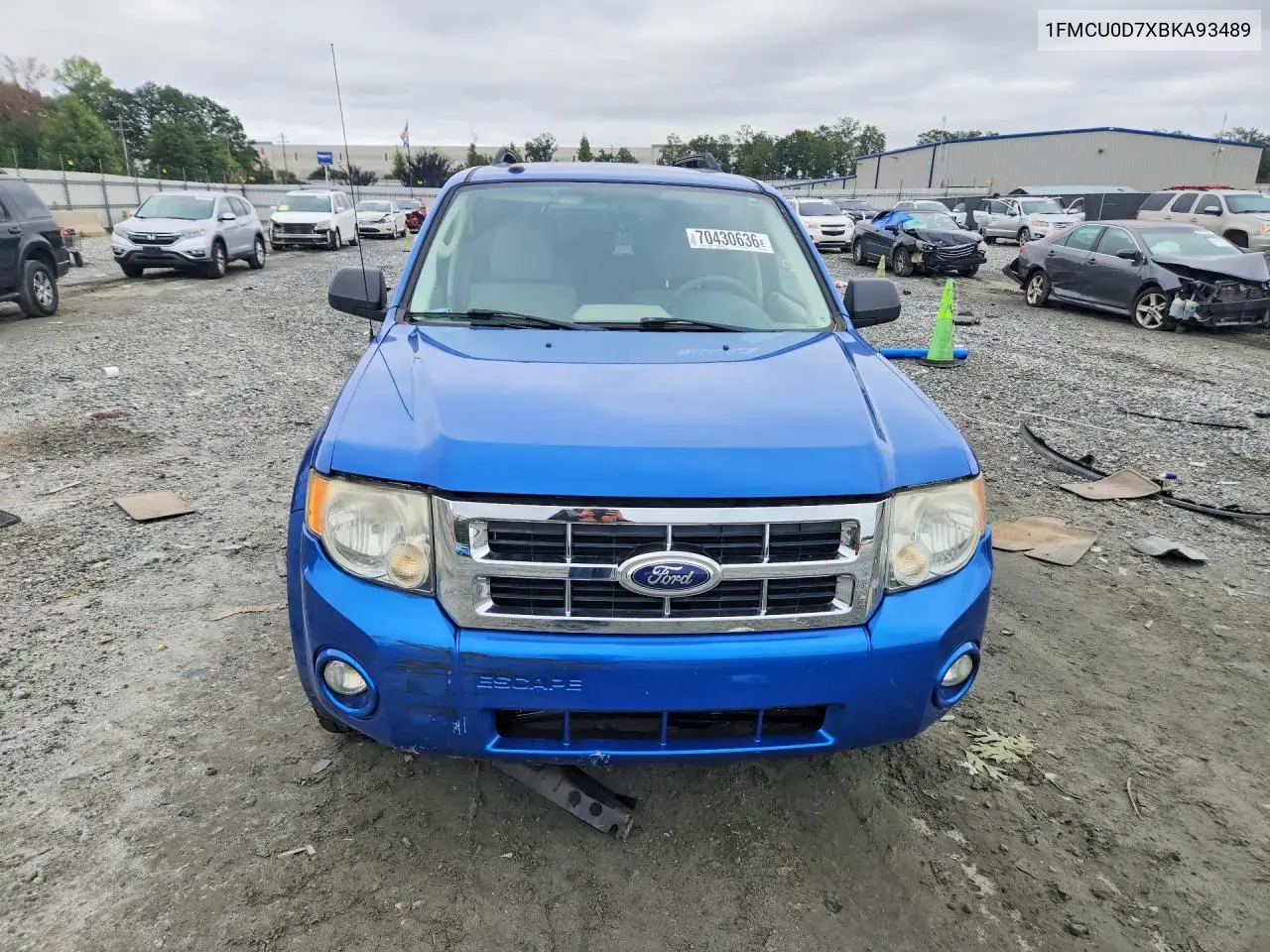 2011 FORD ESCAPE VIN 1FMCU0D7XBKA93489 — фото 5