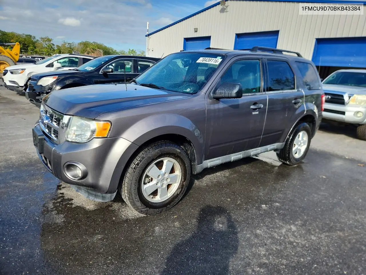 FORD ESCAPE 2011, VIN 1FMCU9D70BKB43384