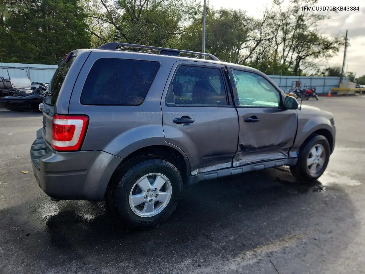 2011 FORD ESCAPE VIN 1FMCU9D70BKB43384 — фото 3