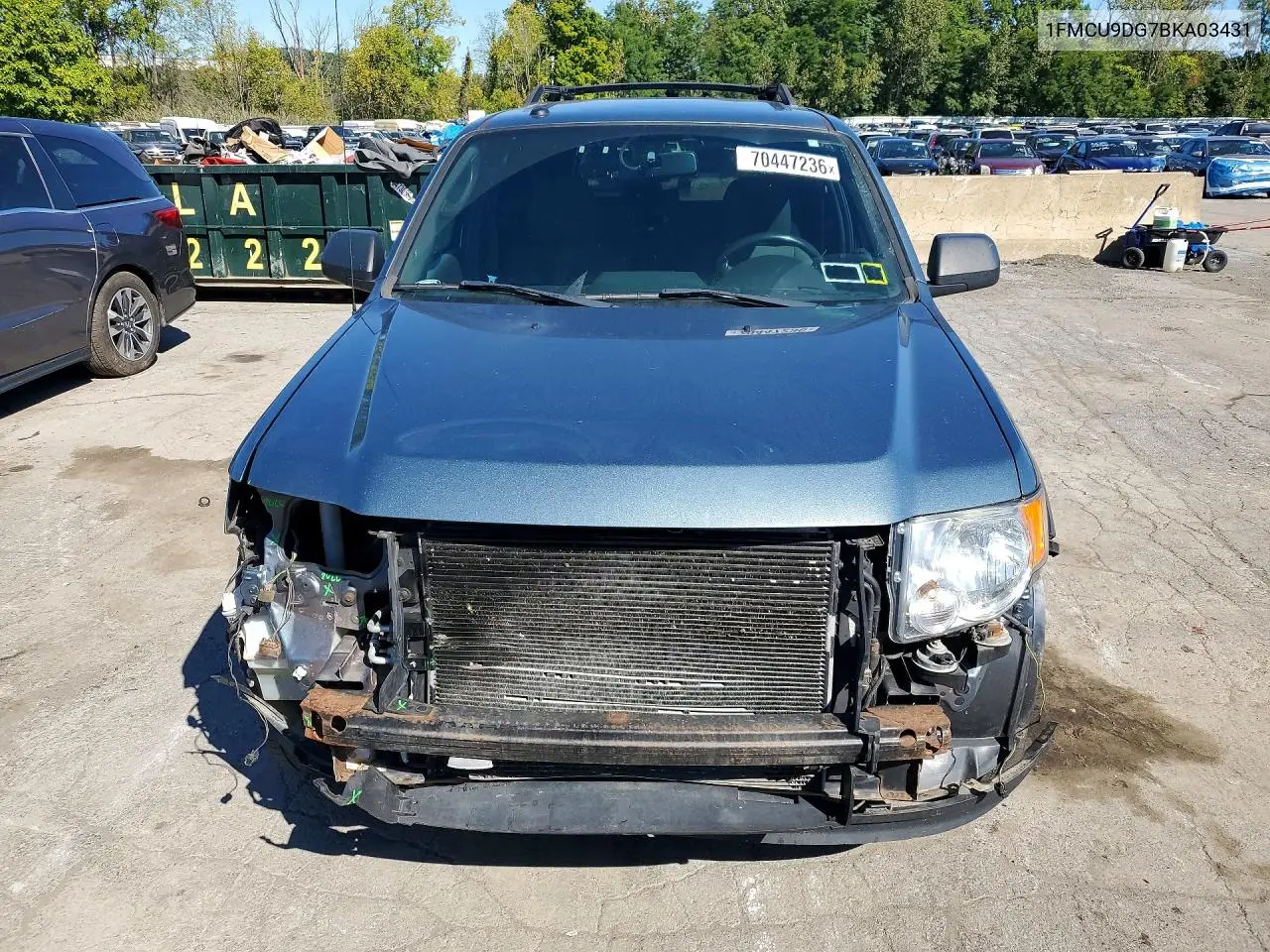 2011 FORD ESCAPE VIN 1FMCU9DG7BKA03431 — фото 5