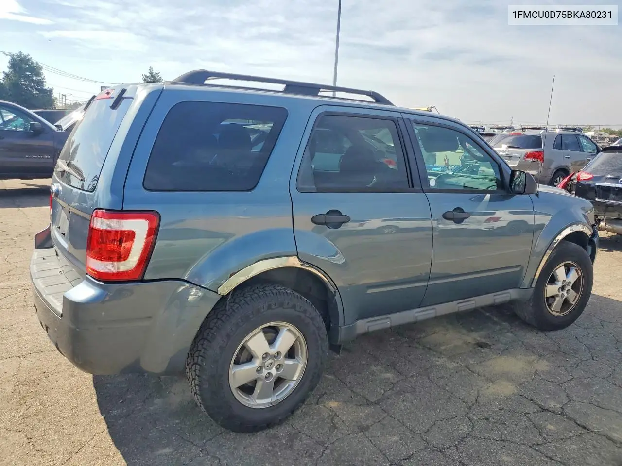2011 FORD ESCAPE VIN 1FMCU0D75BKA80231 — фото 3