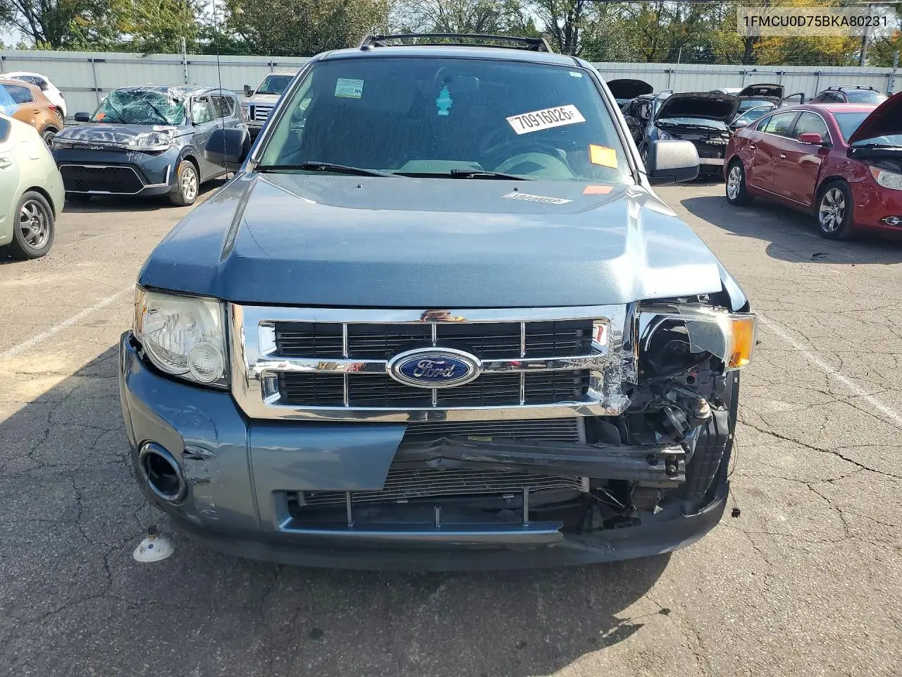 2011 FORD ESCAPE VIN 1FMCU0D75BKA80231 — фото 5