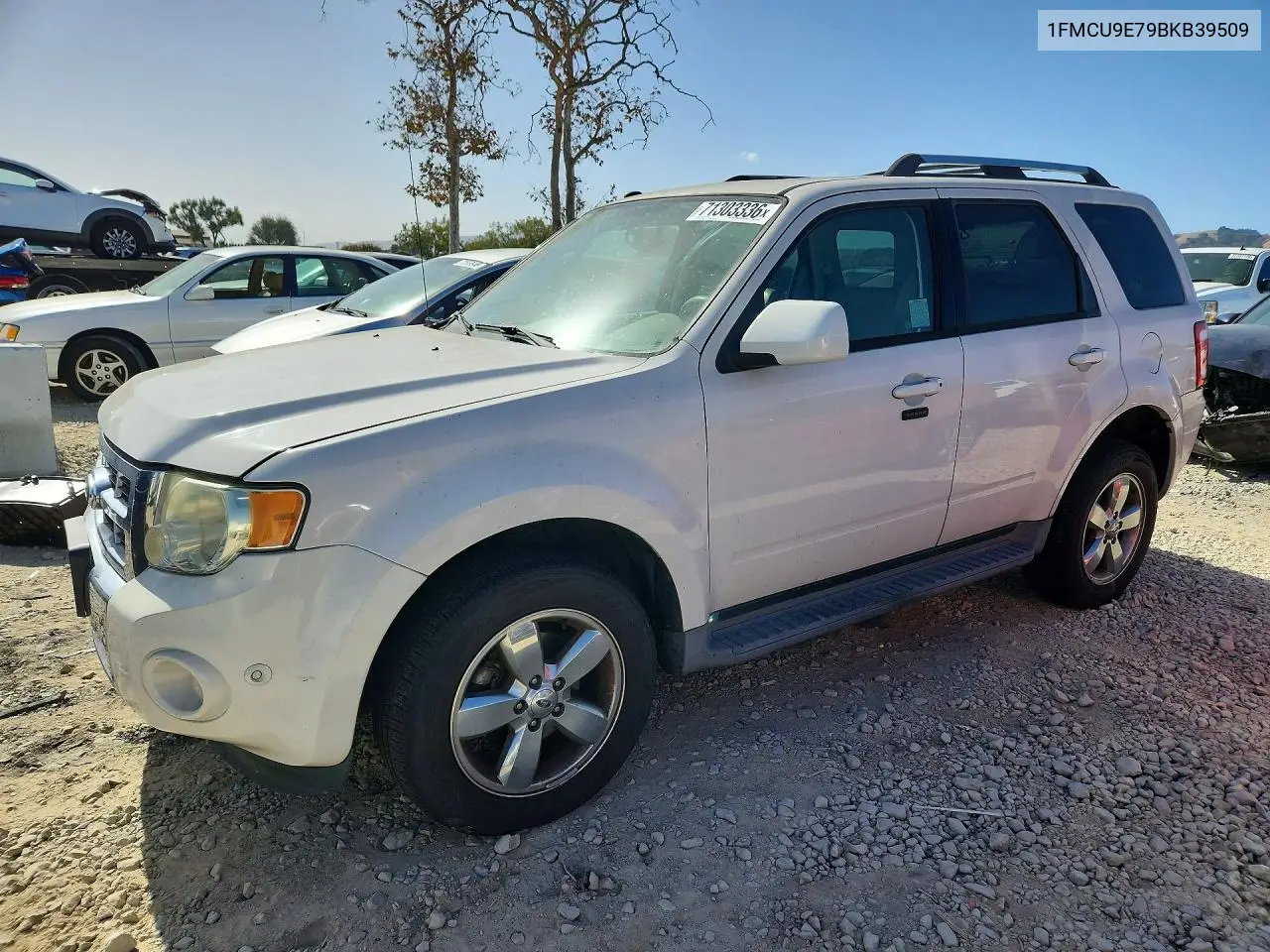 FORD ESCAPE 2011, VIN 1FMCU9E79BKB39509