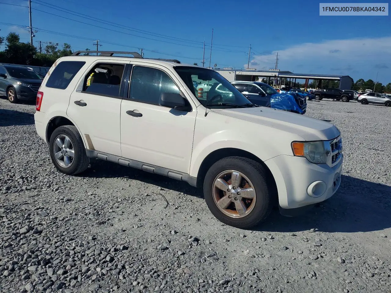 2011 FORD ESCAPE VIN 1FMCU0D78BKA04342 — фото 4