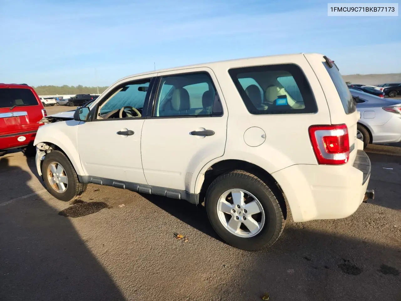 2011 FORD ESCAPE VIN 1FMCU9C71BKB77173 — фото 2