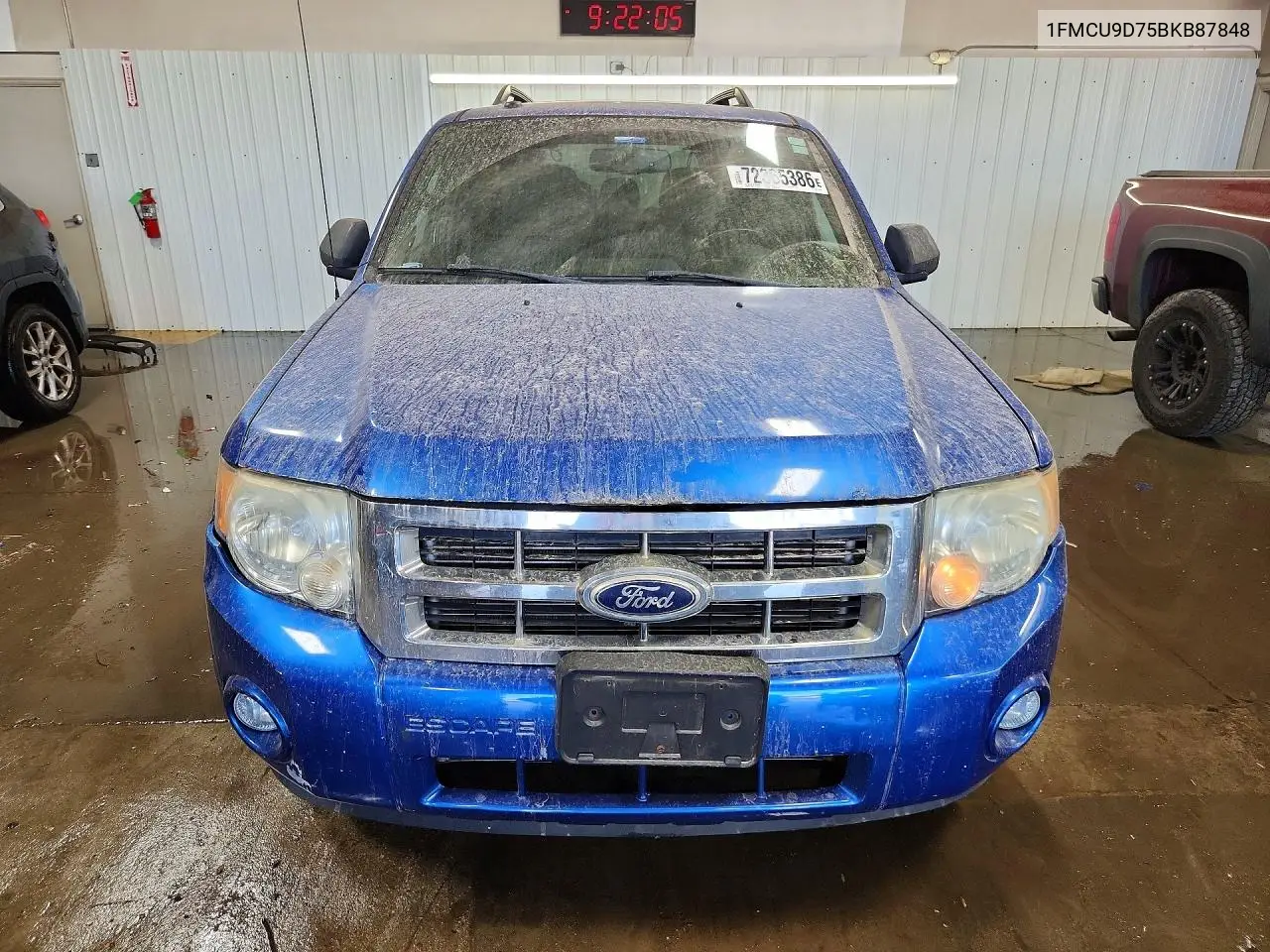 2011 FORD ESCAPE VIN 1FMCU9D75BKB87848 — фото 5