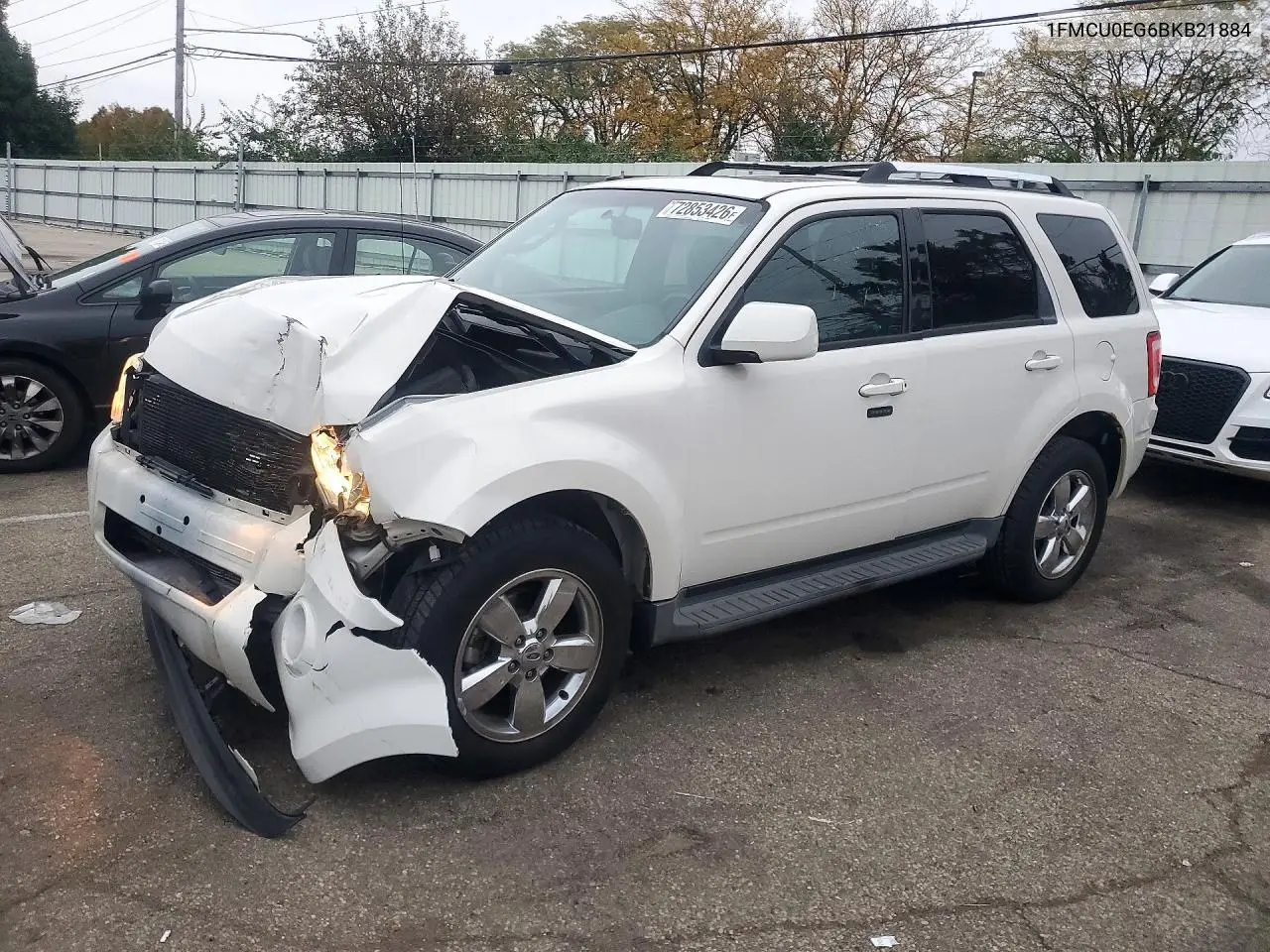 FORD ESCAPE 2011, VIN 1FMCU0EG6BKB21884