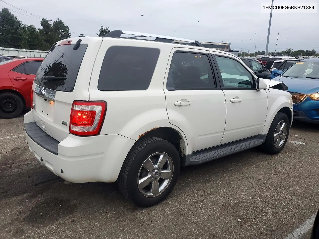 2011 FORD ESCAPE VIN 1FMCU0EG6BKB21884 — фото 3