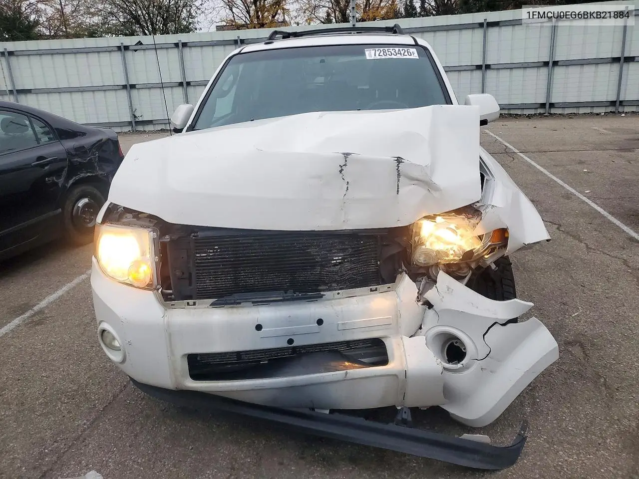 2011 FORD ESCAPE VIN 1FMCU0EG6BKB21884 — фото 5