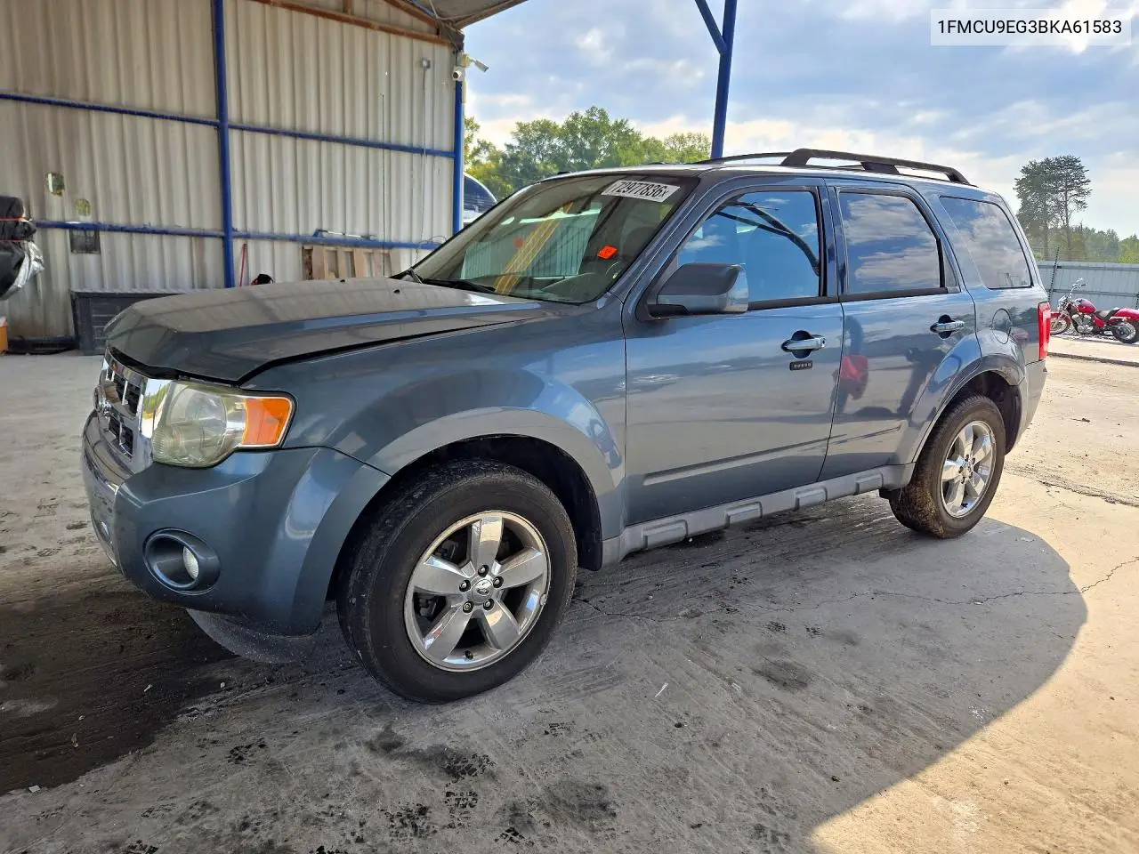 FORD ESCAPE 2011, VIN 1FMCU9EG3BKA61583