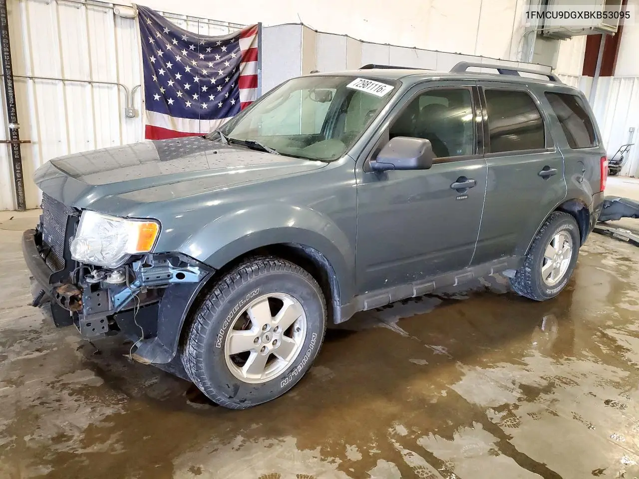 FORD ESCAPE 2011, VIN 1FMCU9DGXBKB53095