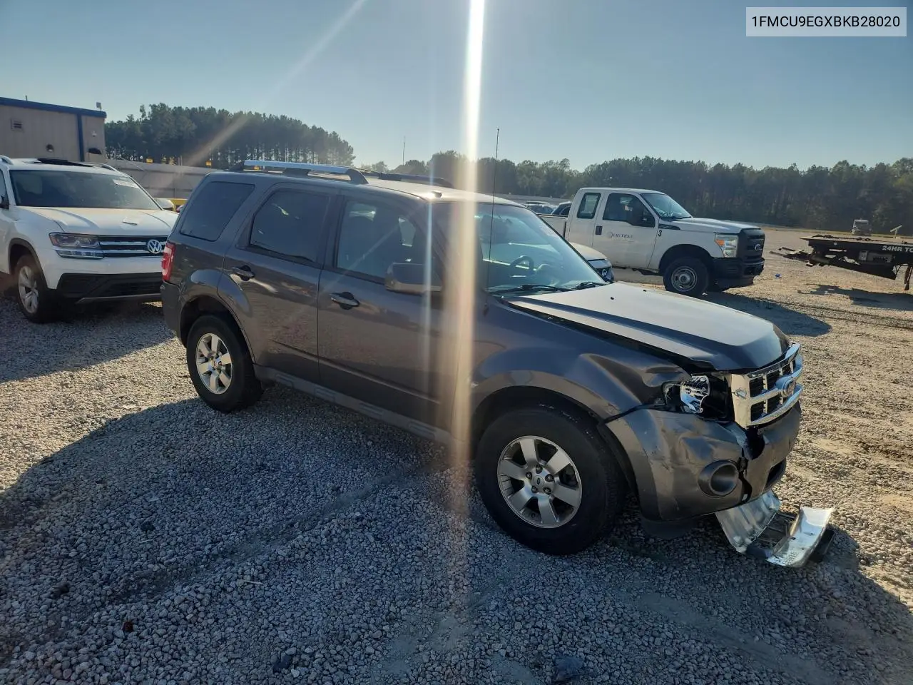 2011 FORD ESCAPE VIN 1FMCU9EGXBKB28020 — фото 4