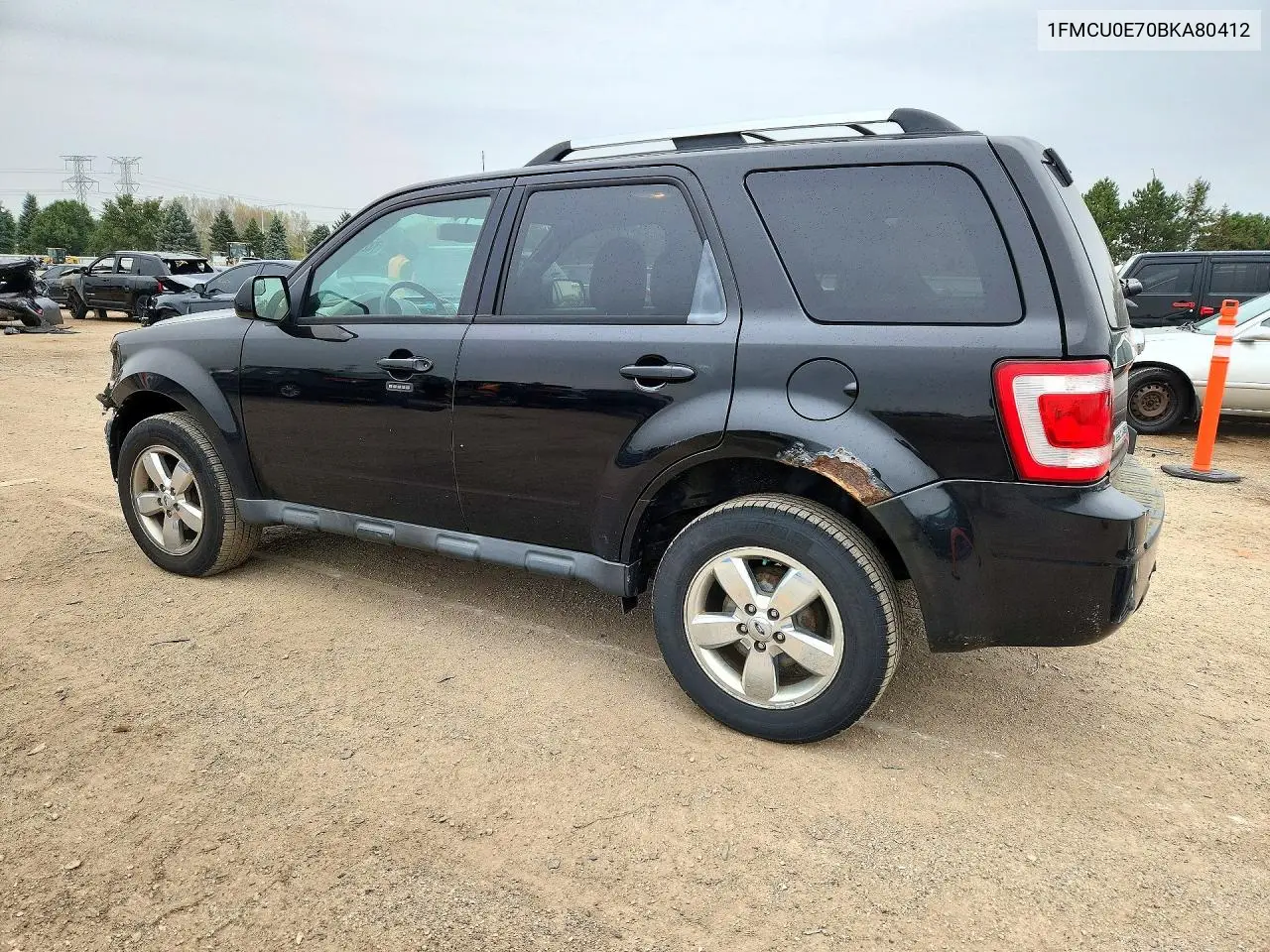 2011 FORD ESCAPE VIN 1FMCU0E70BKA80412 — фото 2