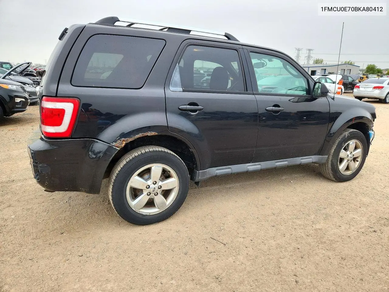 2011 FORD ESCAPE VIN 1FMCU0E70BKA80412 — фото 3