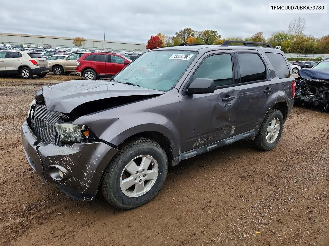 FORD ESCAPE 2011, VIN 1FMCU0D70BKA79780