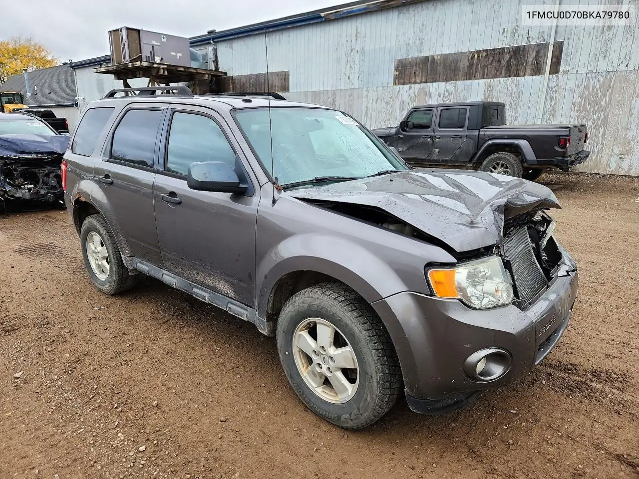 2011 FORD ESCAPE VIN 1FMCU0D70BKA79780 — фото 4