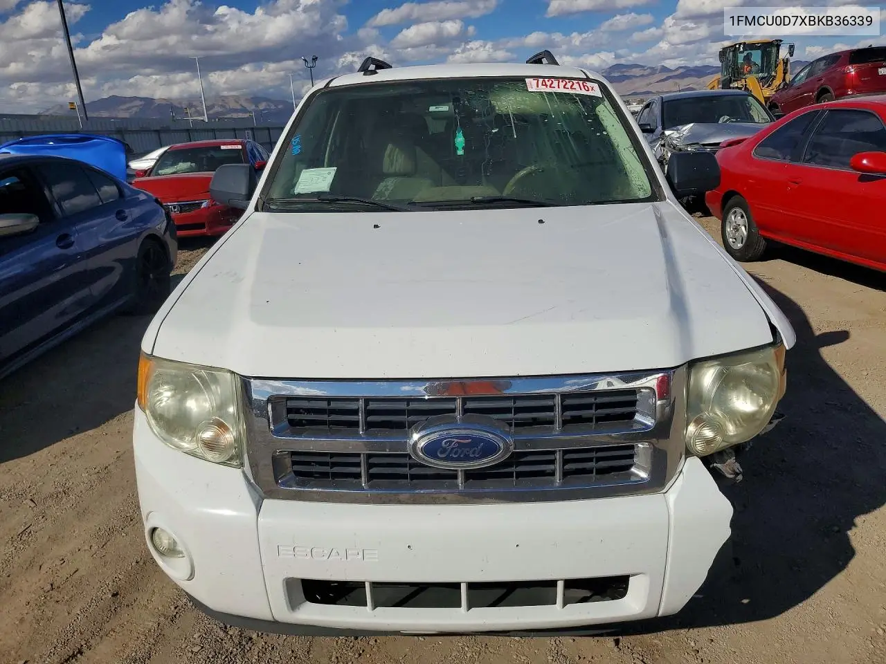 2011 FORD ESCAPE VIN 1FMCU0D7XBKB36339 — фото 5