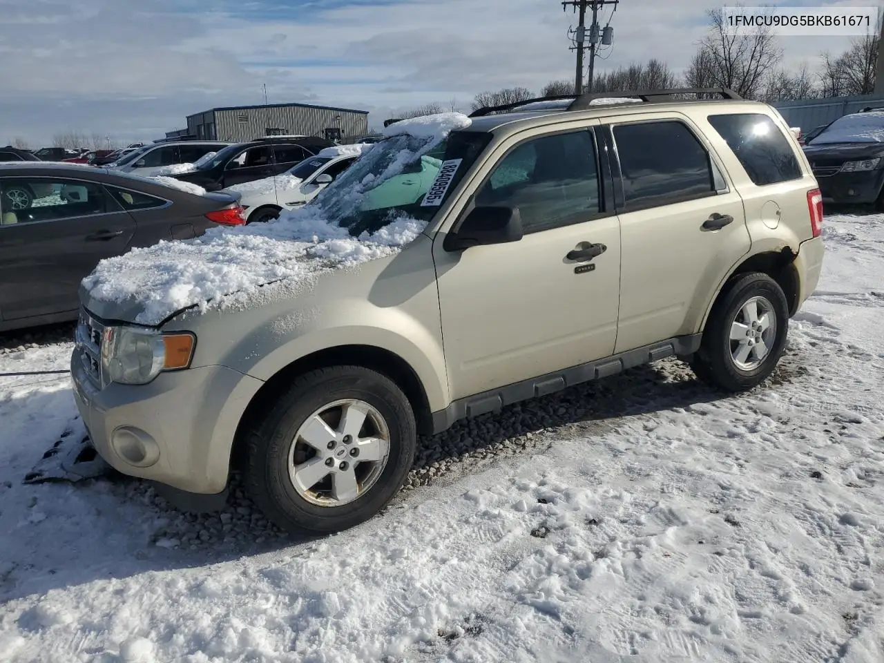 FORD ESCAPE 2011, VIN 1FMCU9DG5BKB61671