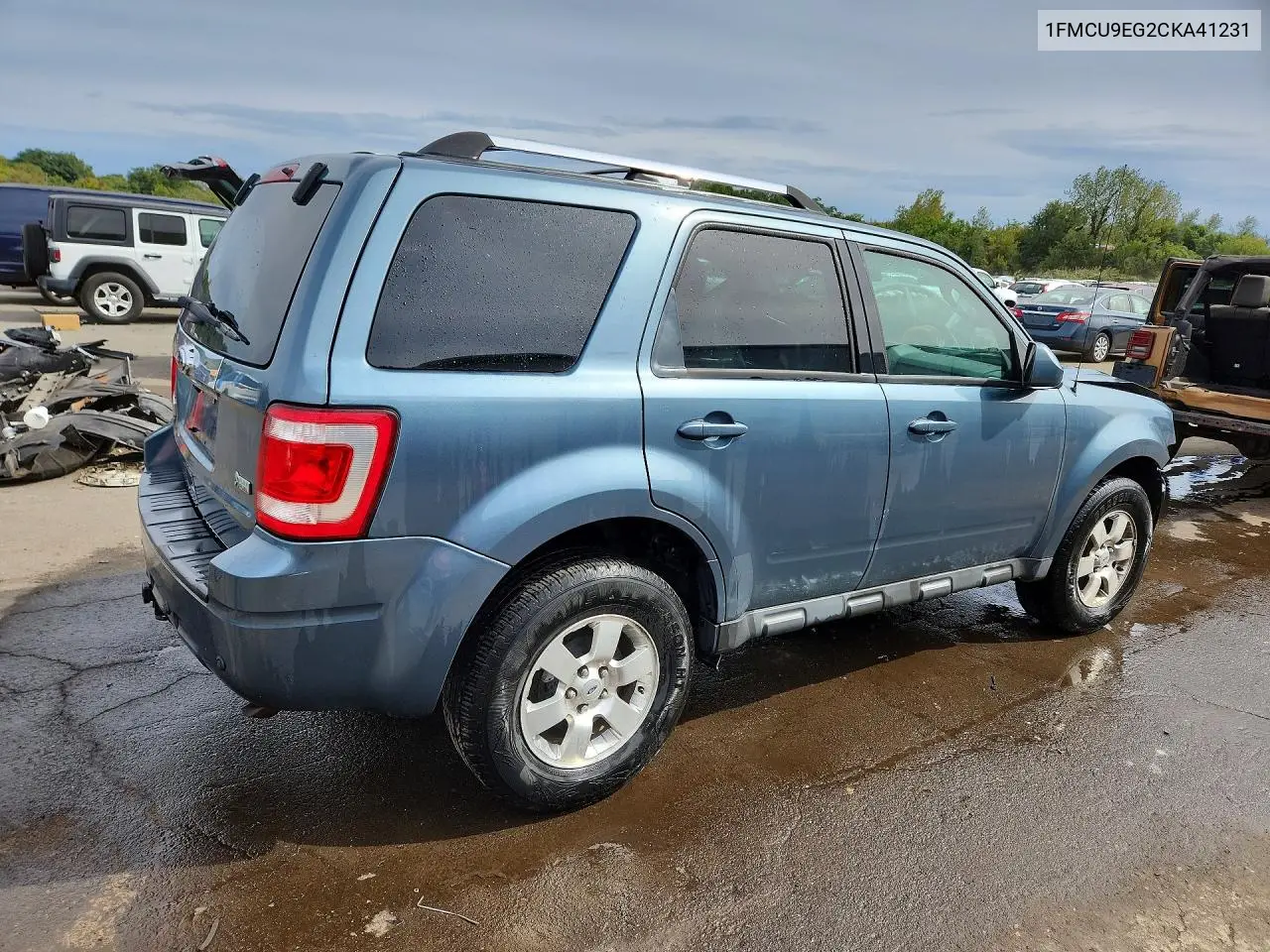 2012 FORD ESCAPE VIN 1FMCU9EG2CKA41231 — фото 3