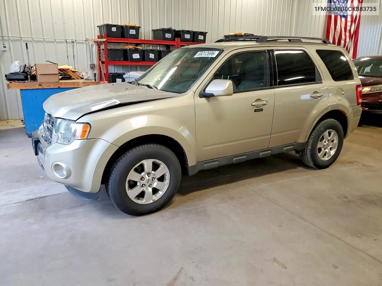 FORD ESCAPE 2012, VIN 1FMCU0EG0CKB83735