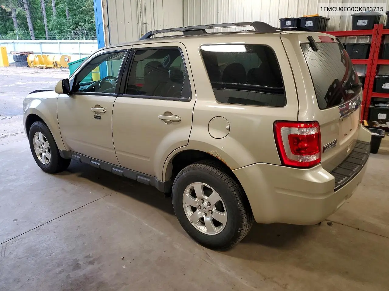 2012 FORD ESCAPE VIN 1FMCU0EG0CKB83735 — фото 2