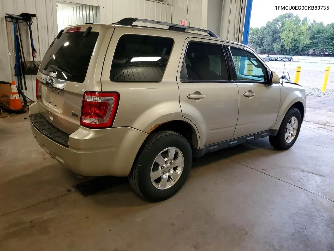 2012 FORD ESCAPE VIN 1FMCU0EG0CKB83735 — фото 3