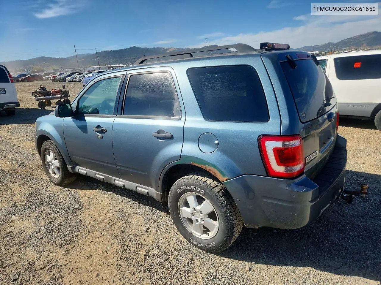 2012 FORD ESCAPE VIN 1FMCU9DG2CKC61650 — фото 2