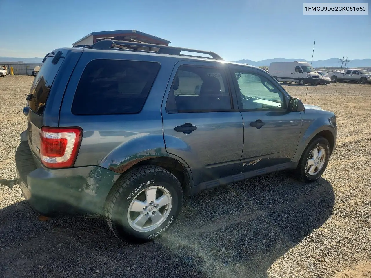 2012 FORD ESCAPE VIN 1FMCU9DG2CKC61650 — фото 3