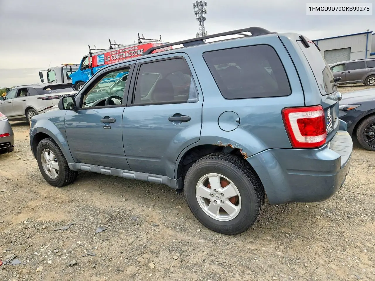 2012 FORD ESCAPE VIN 1FMCU9D79CKB99275 — фото 2